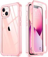 red2fire iphone 13 case – 360° full body protective cover with built-in screen protector, heavy duty lightweight slim shockproof phone case for iphone 13 6.1 inch (pink) logo