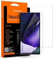 📱 spigen neoflex 2 pack защитная пленка для экрана samsung galaxy note 20 ultra - дружественное к чехлу решение логотип