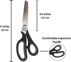 img 4 attached to Pinking Shears Serrated Professional Stainless