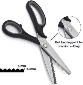 img 3 attached to Pinking Shears Serrated Professional Stainless