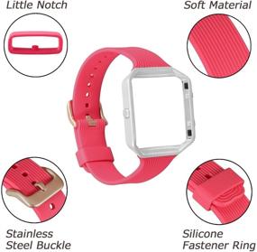 img 1 attached to ESeekGo Compatible Silicone Replacement Wristband Wellness & Relaxation