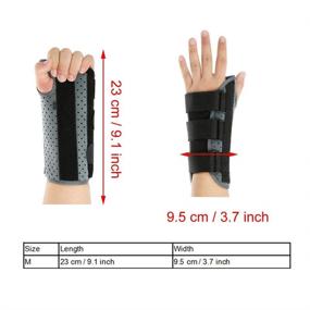 img 3 attached to Wrist Thumb Support Breathable Protective