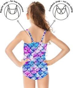 img 2 attached to 👙 Stylish and Comfortable Girls One-Piece Bathing Suits - Goodstoworld Swimsuits for 3-12 Years - Shop Now!