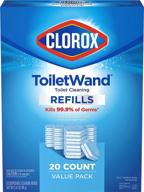 🧻 clorox toiletwand disinfecting refills - 20 disposable wand heads logo