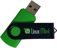 💻 enhance your linux skills with linux mint cinnamon 19 bootable 8gb usb flash drive - comprehensive boot repair and install guide included logo