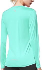 img 4 attached to 🏃 Premium Performance: BALEAF Women's Long Sleeve Running Shirts - Quick Dry Athletic Workout Tops