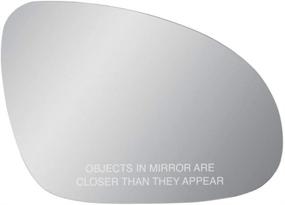 img 2 attached to High-Quality Convex Mirror Glass Lens for Jetta, Passat, 🔍 Eos, GTI, Rabbit - Right Side Passenger View Mirror Replacement