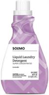 🌸 solimo lavender concentrated liquid laundry detergent - 64 loads, 48 fl oz logo