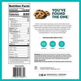 img 1 attached to 🍪 ONE Protein Bars, Chocolate Chip Cookie Dough, Gluten-Free Protein Bar - High Protein Snack for High Protein Diets (4 Pack)