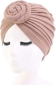 img 2 attached to 👒 DANMY Women's Turban Head Wrap