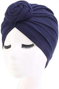 img 1 attached to 👒 DANMY Women's Turban Head Wrap