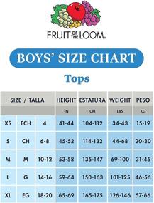 img 2 attached to 🍎 Fruit of the Loom Boys White Medium Boys' Clothing and Underwear: Quality and Comfort for Active Kids