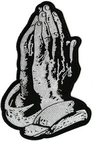 img 3 attached to Praying Religious Christian Embroidered Patches
