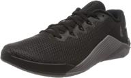 nike metcon training black gunsmoke women's shoes and athletic logo