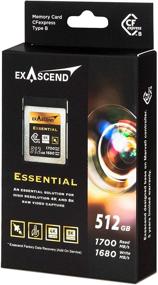 img 3 attached to 📸 Exascend 512ГБ Essential CFexpress карта Тип B: Высокоскоростное, 1,700МБ/с совместимое хранилище для камер Canon, Nikon, Panasonic и других