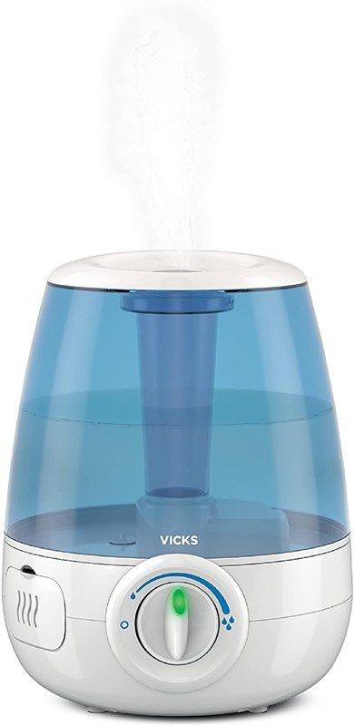 vicks filter free ultrasonic humidifier moisturized 로고