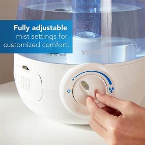 img 2 attached to 🌬️ Vicks Filter-Free Ultrasonic Cool Mist Humidifier: Ideal for Nursery, Bedroom, and Medium-sized Spaces