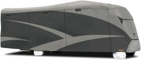 img 1 attached to 🏕️ ADCO 52843 Designer Series SFS Aqua Shed Class C RV Cover - 23'1" - 26', Gray - Improved SEO