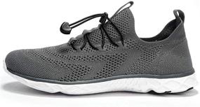 img 3 attached to DLGJPA Drying Sports Lightweight Walking Men's Shoes in Athletic