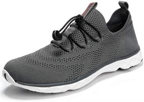 img 2 attached to DLGJPA Drying Sports Lightweight Walking Men's Shoes in Athletic