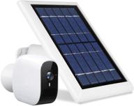 🔌 wasserstein solar panel: power your eufycam e wireless security camera nonstop (white) - excludes eufycam 2/2c compatibility logo