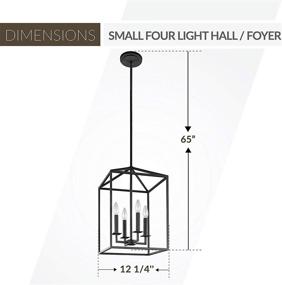 img 2 attached to ✨ Sea Gull 5215004-839: Stylish Four Light Hall/Foyer Fixture for Elegant Home Décor