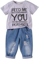 toddler outfits printed t shirt clothes boys' clothing in clothing sets logo
