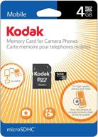 💾 kodak 4gb micro sd memory card with sd adapter - class 2, ksdmi4gbpsbnaa logo