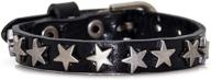 🌟 edgy mgutillart punk vintage star leather cuff bracelet with alloy belt buckle logo