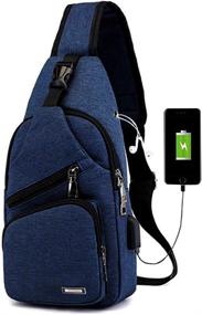 img 4 attached to 🎒 Multi-functional Women's Backpack with Crossbody and Shoulder Straps, featuring Charging Port – Ideal for Casual Daypack Use