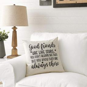 img 1 attached to Meekio Friendship Decorative Pillow Friends
