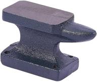 pandahall elite iron horn anvil bench block: 1 pack, 1.15 lb, jewelry making essential, black logo