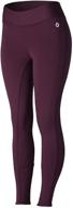 🐎 horze active winter fleece-lined silicone full seat horse riding tights for women logo