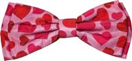 ❤️ huxley & kent extra-large bow tie for dogs & cats - valentine's day love pet collar attachment: cute, comfortable, and durable logo