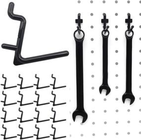 img 3 attached to 🧰 Industrial Hardware Hooks Assortment Organizer Accessories for Pegboard