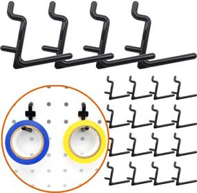 img 4 attached to 🧰 Industrial Hardware Hooks Assortment Organizer Accessories for Pegboard