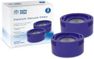 fette filter - replacement post motor filters for dyson v8 cordless vacuums - compare to part # 967478-01 - pack of 2 - enhanced performance логотип