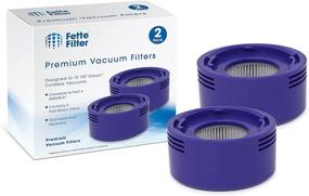 img 4 attached to Fette Filter - Replacement Post Motor Filters for Dyson V8 Cordless Vacuums - Compare to Part # 967478-01 - Pack of 2 - Enhanced Performance