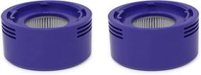 img 3 attached to Fette Filter - Replacement Post Motor Filters for Dyson V8 Cordless Vacuums - Compare to Part # 967478-01 - Pack of 2 - Enhanced Performance