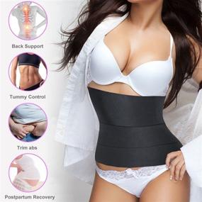 img 2 attached to 🌸 Snatch Me Up Bandage Wrap: Invisible Lumbar Waist Support Trainer Belt for Women