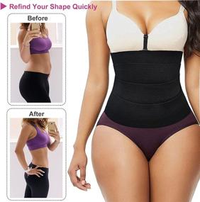 img 3 attached to 🌸 Snatch Me Up Bandage Wrap: Invisible Lumbar Waist Support Trainer Belt for Women