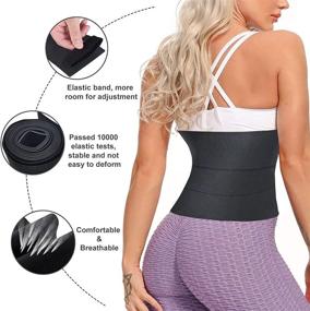 img 1 attached to 🌸 Snatch Me Up Bandage Wrap: Invisible Lumbar Waist Support Trainer Belt for Women