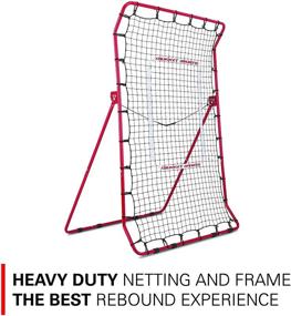 img 3 attached to Rukket Pro Pitch Back Baseball/Softball Rebounder - Pitching and Throwing Practice Partner with Adjustable Angle Pitchback Trainer