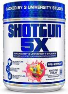 🏋️ men's vpx shotgun 5x pre workout supplement - energizing powder for preworkout - exotic fruit flavor - 20 servings logo