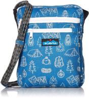 women's handbags & wallets: kavu zippit crossbody with adjustable strap logo