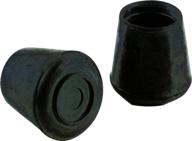 🔝 shepherd hardware 9226 black rubber leg tips - 1.5-inch inside diameter, 2-pack logo