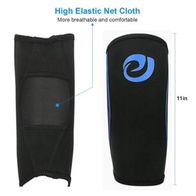 img 1 attached to 🌊 Nvorliy Waterproof Knee Compression Brace Support for Water Sports, Injury Recovery, Swimming, Scuba Diving, Surfing, Paddle Boarding, Kayaking - Sleeve, Fit Women & Men (Large)