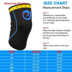 img 3 attached to 🌊 Nvorliy Waterproof Knee Compression Brace Support for Water Sports, Injury Recovery, Swimming, Scuba Diving, Surfing, Paddle Boarding, Kayaking - Sleeve, Fit Women & Men (Large)