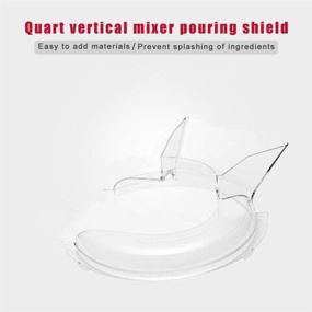 img 1 attached to 🔽 Enhance Mixing Efficiency with VideoPUP Pouring Shield for KitchenAid KN1PS 4.5Quart Stand Mixer