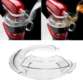 img 2 attached to 🔽 Enhance Mixing Efficiency with VideoPUP Pouring Shield for KitchenAid KN1PS 4.5Quart Stand Mixer